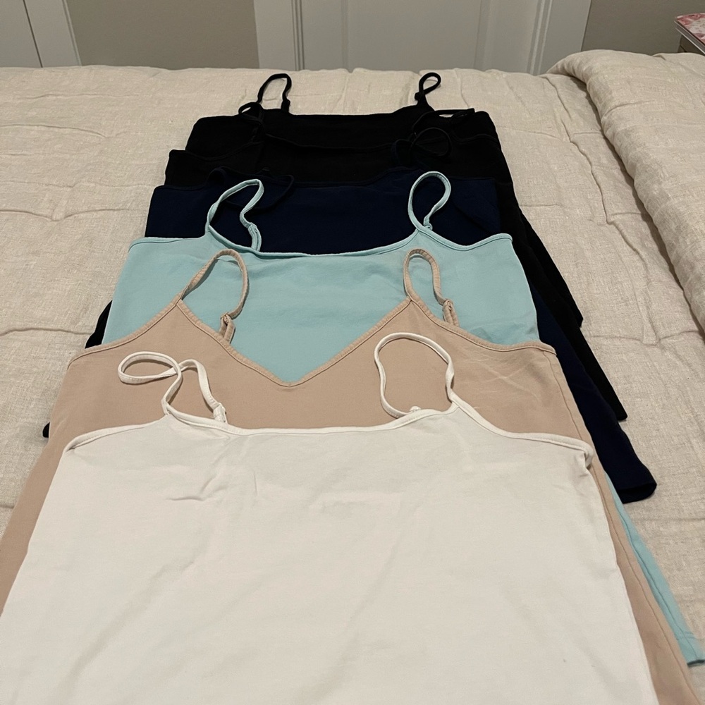 LOFT Black and Beige Camisole Set